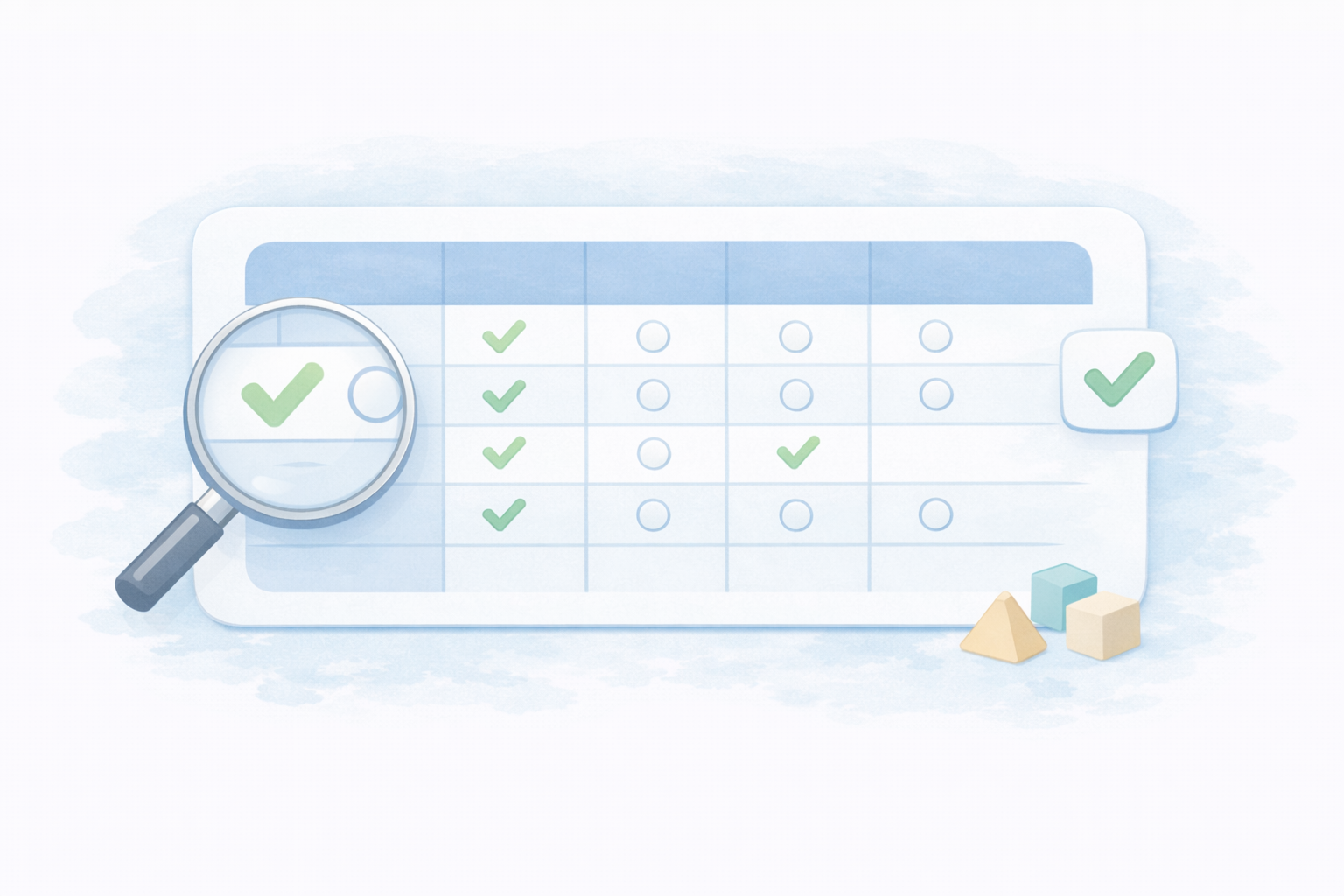 主要サービス比較表（俯瞰）