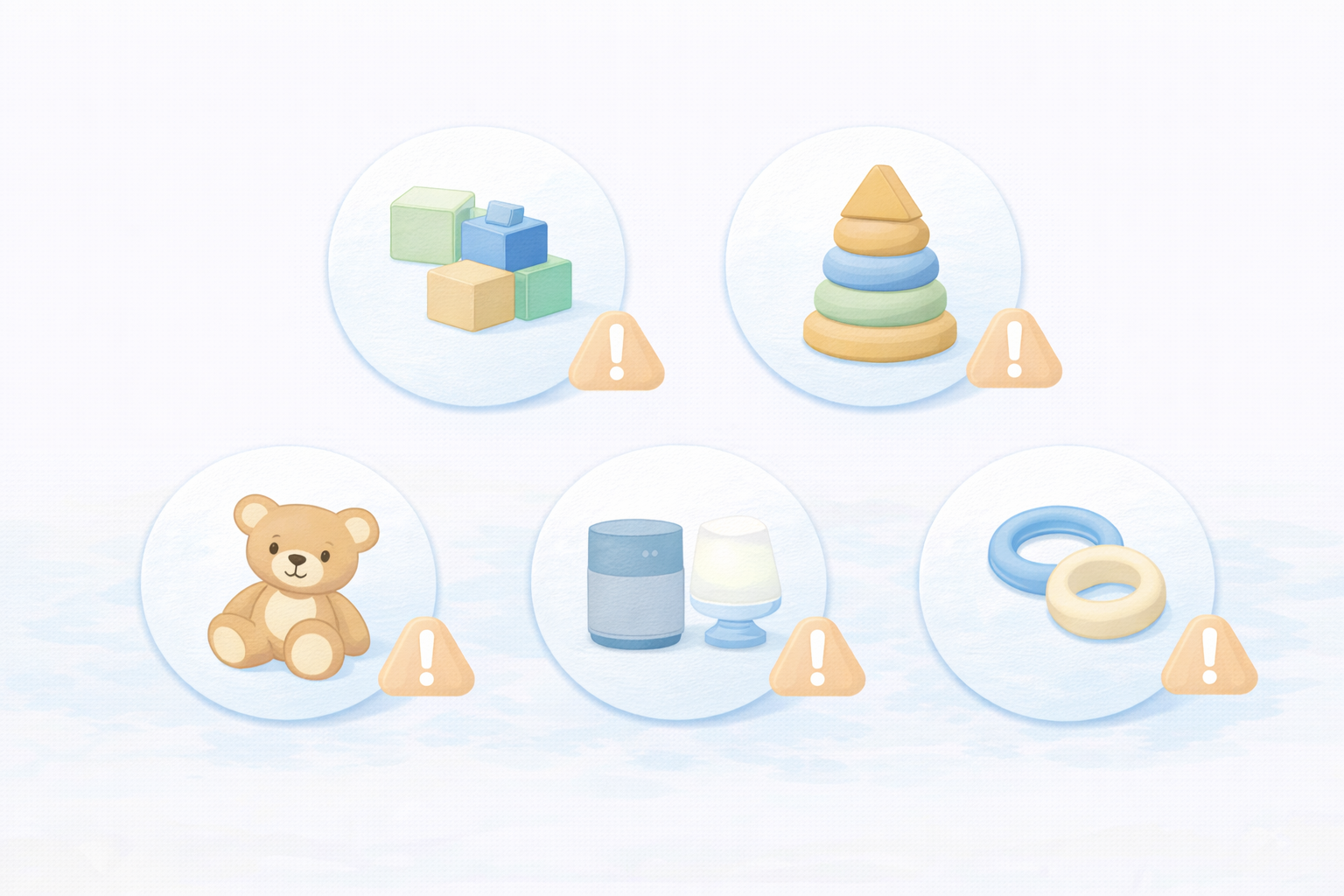 素材別の注意点（プラ/木/布/電子/口に入れやすい）