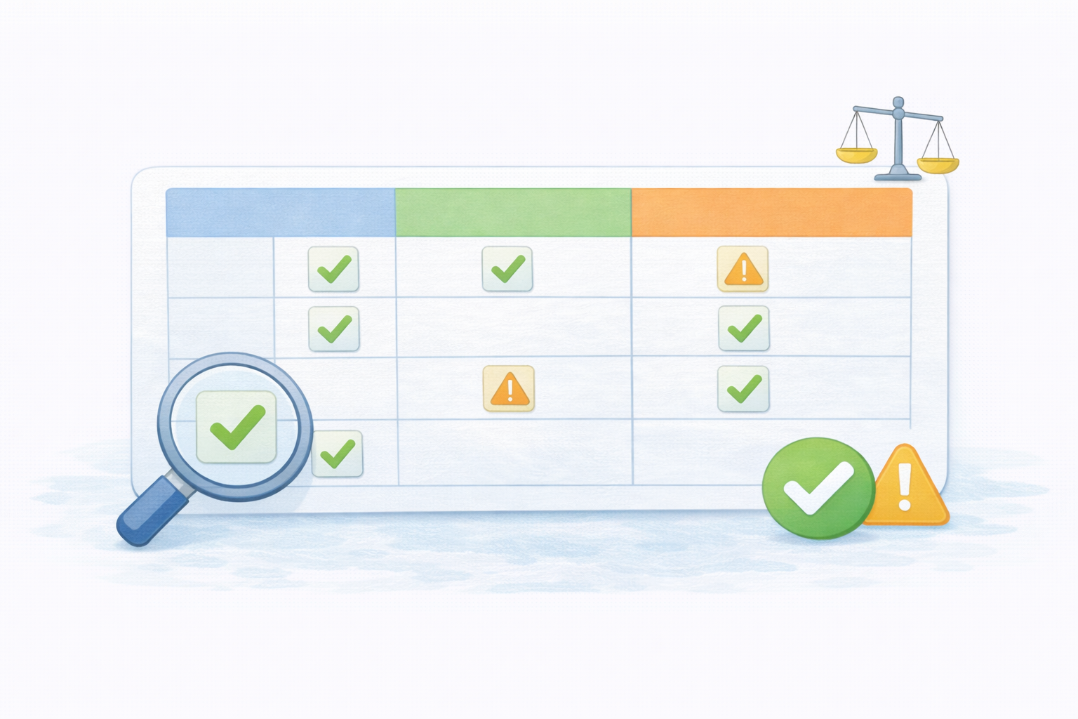 選び方の比較表（機能×制約×対象）