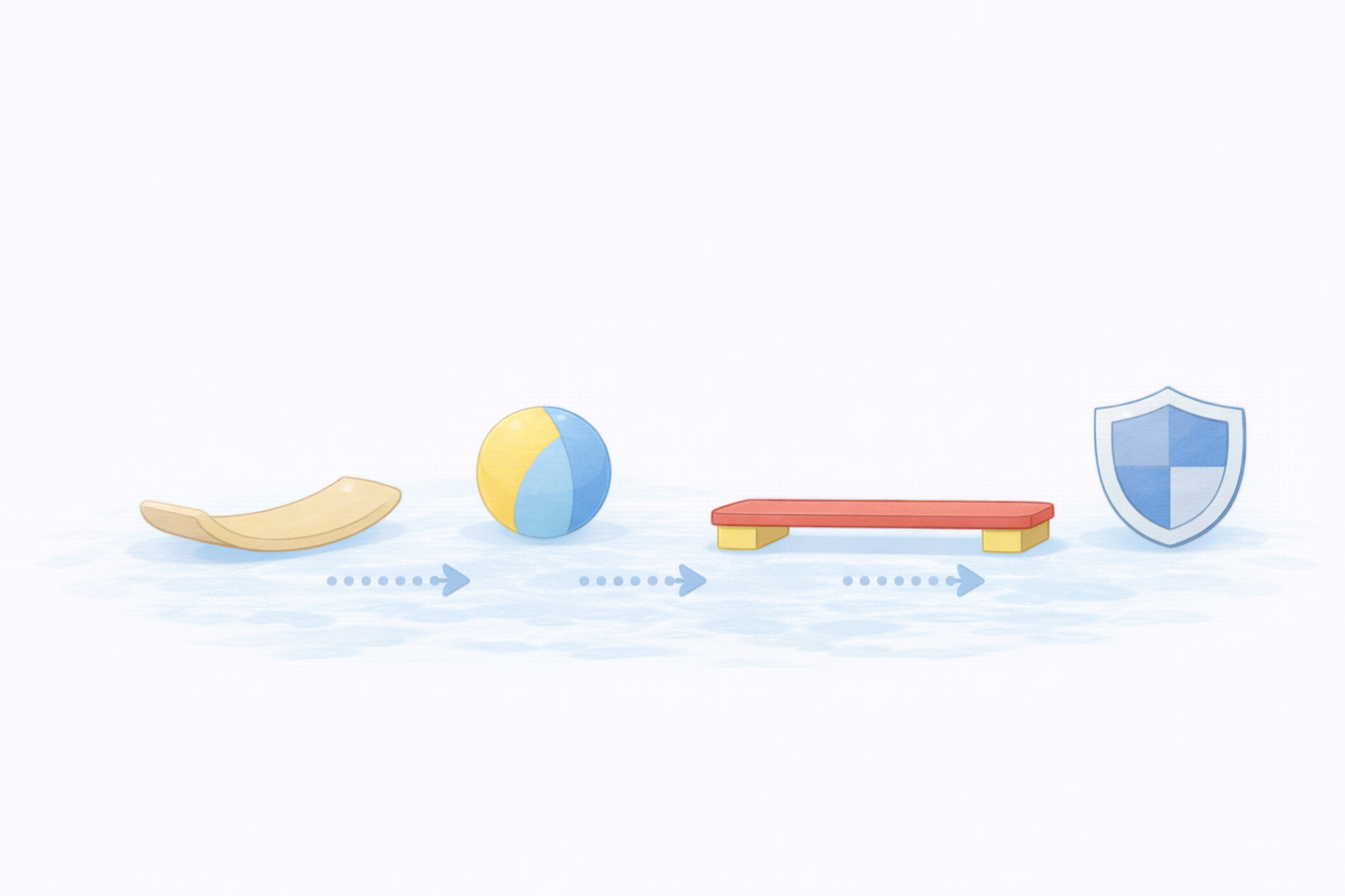 運動を伸ばす玩具（安全と環境が鍵）