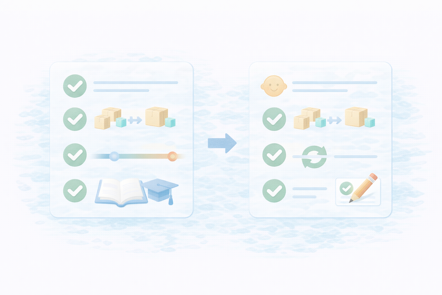 違いが一目でわかる整理