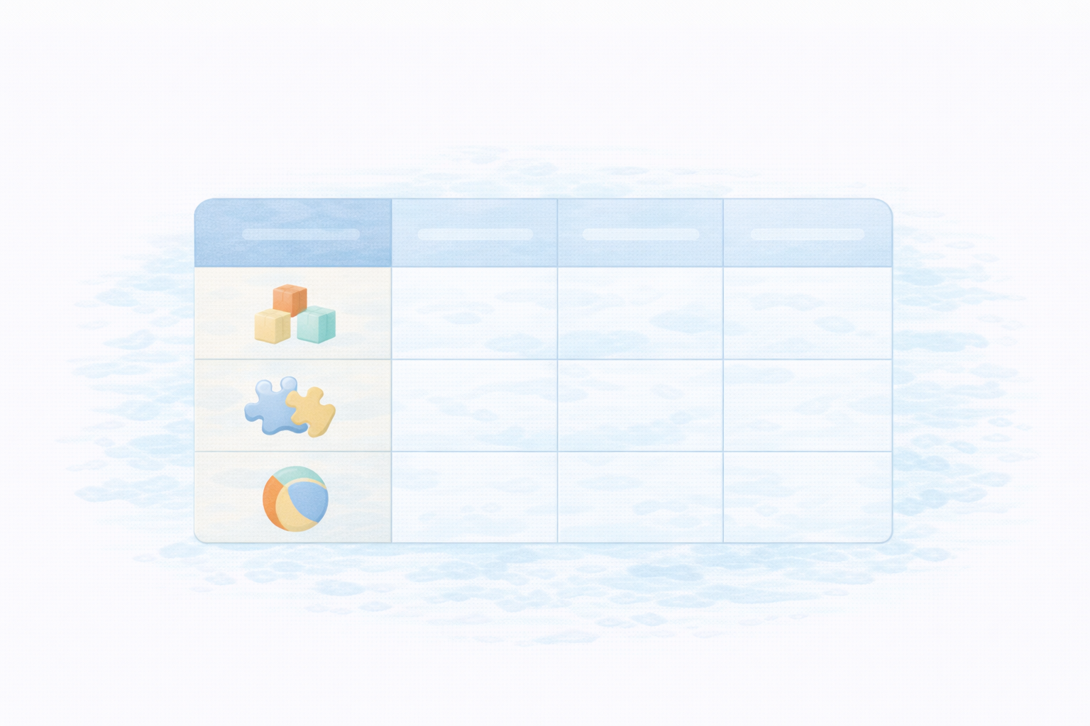 おもちゃの点数と総額イメージ