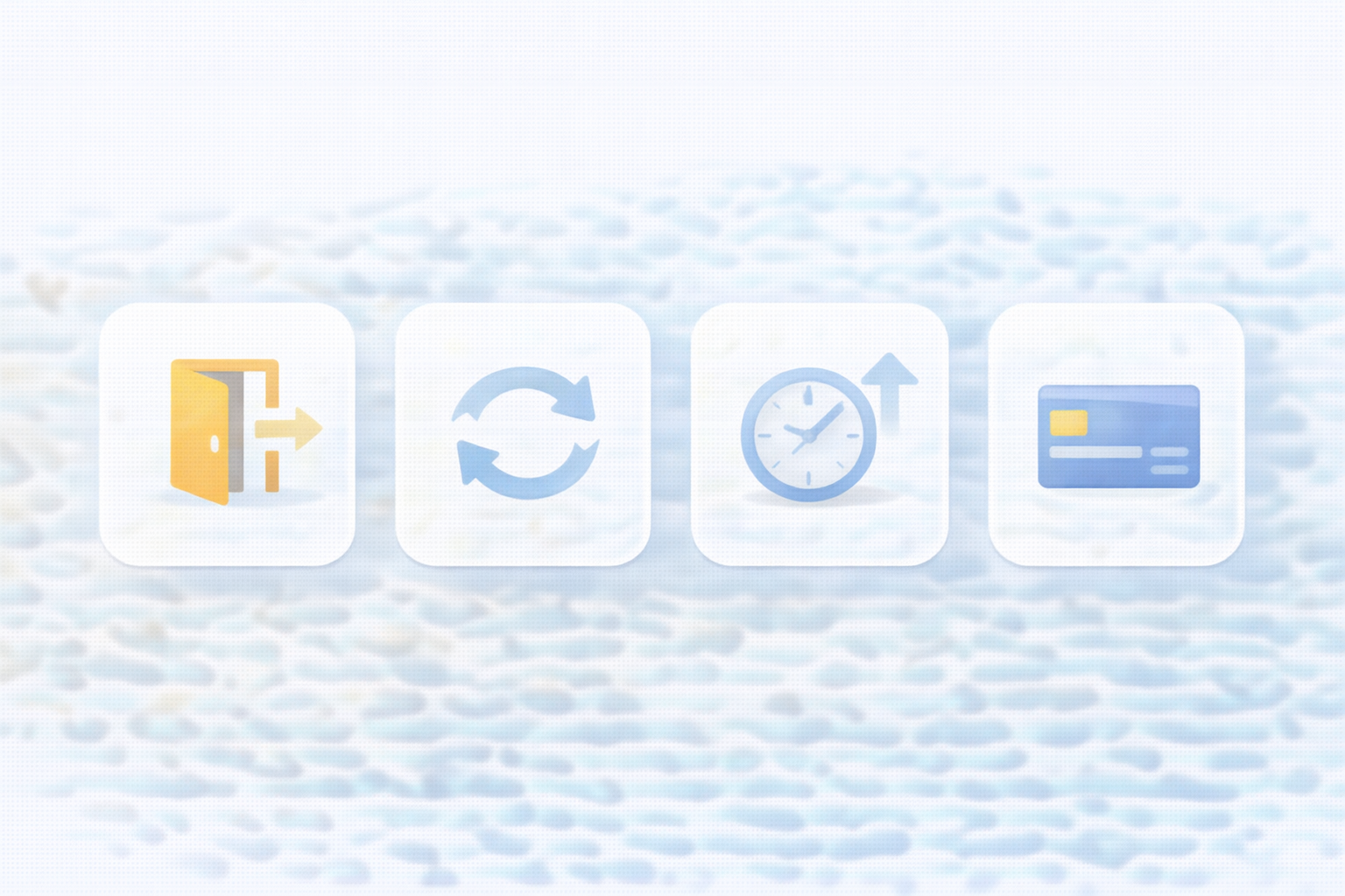 退会・交換・前倒し交換・支払い変更の比較