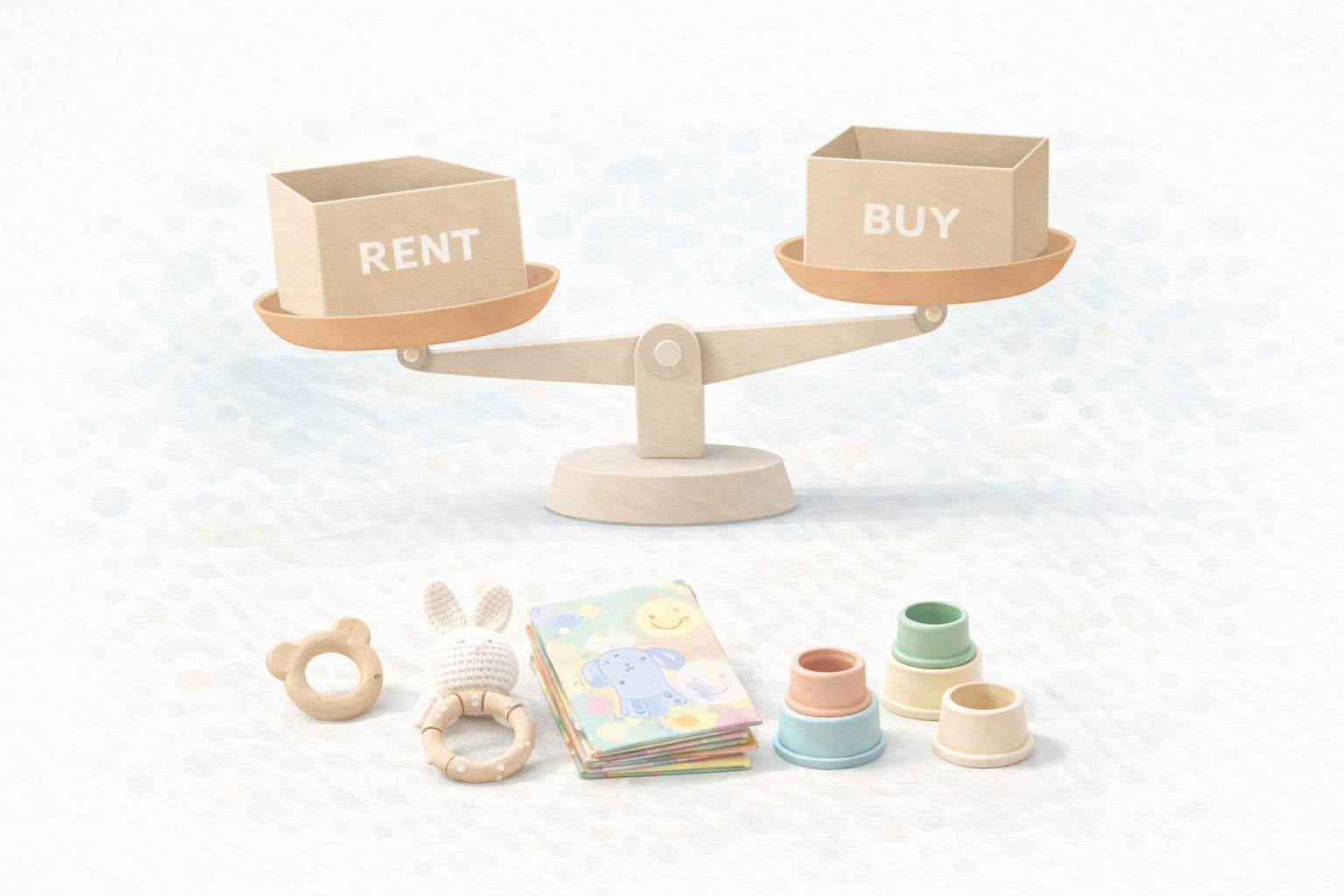 結論 0歳はレンタルが相性良い