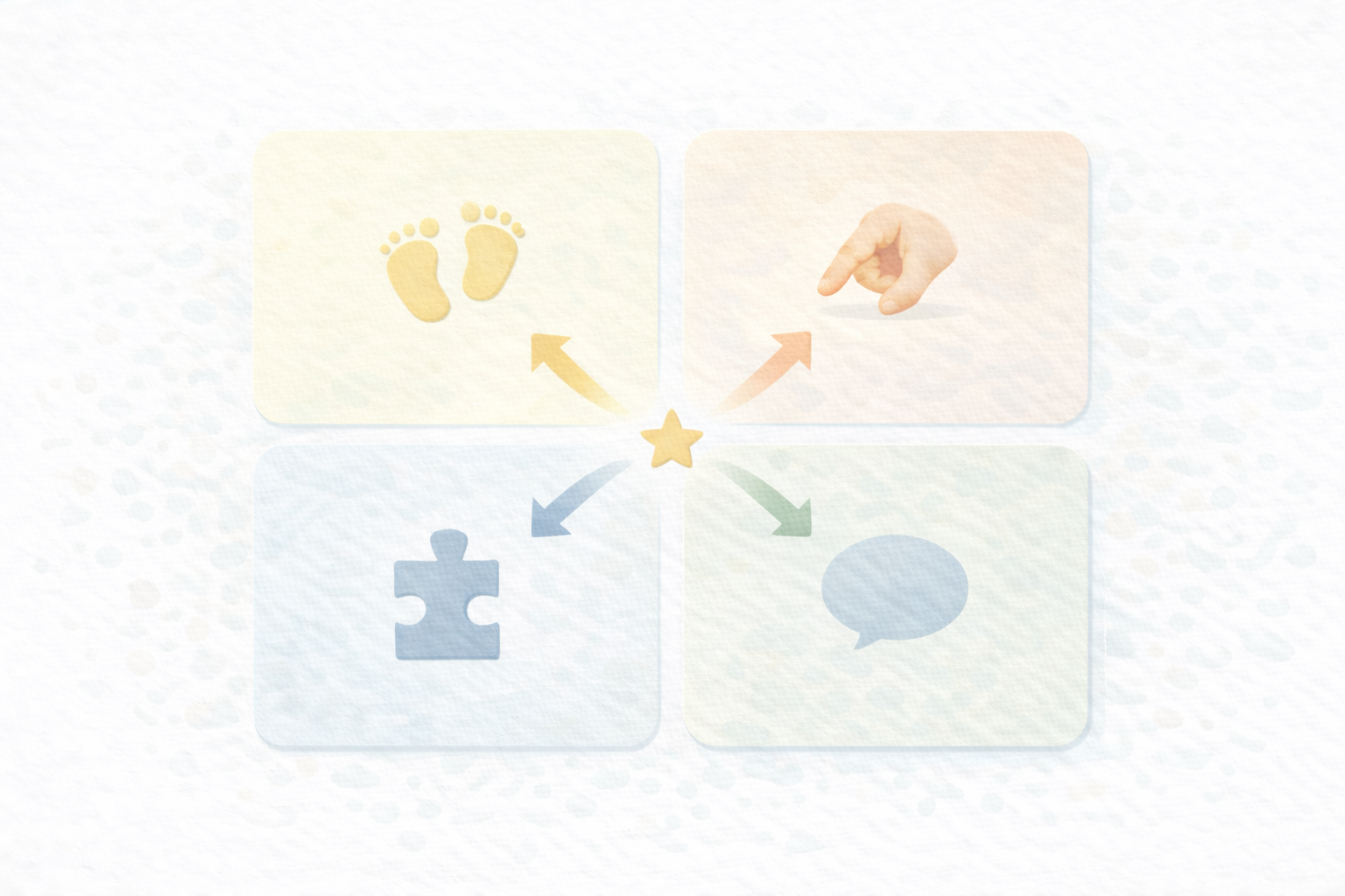 1歳の発達：運動・指先・認知・言葉の4つ