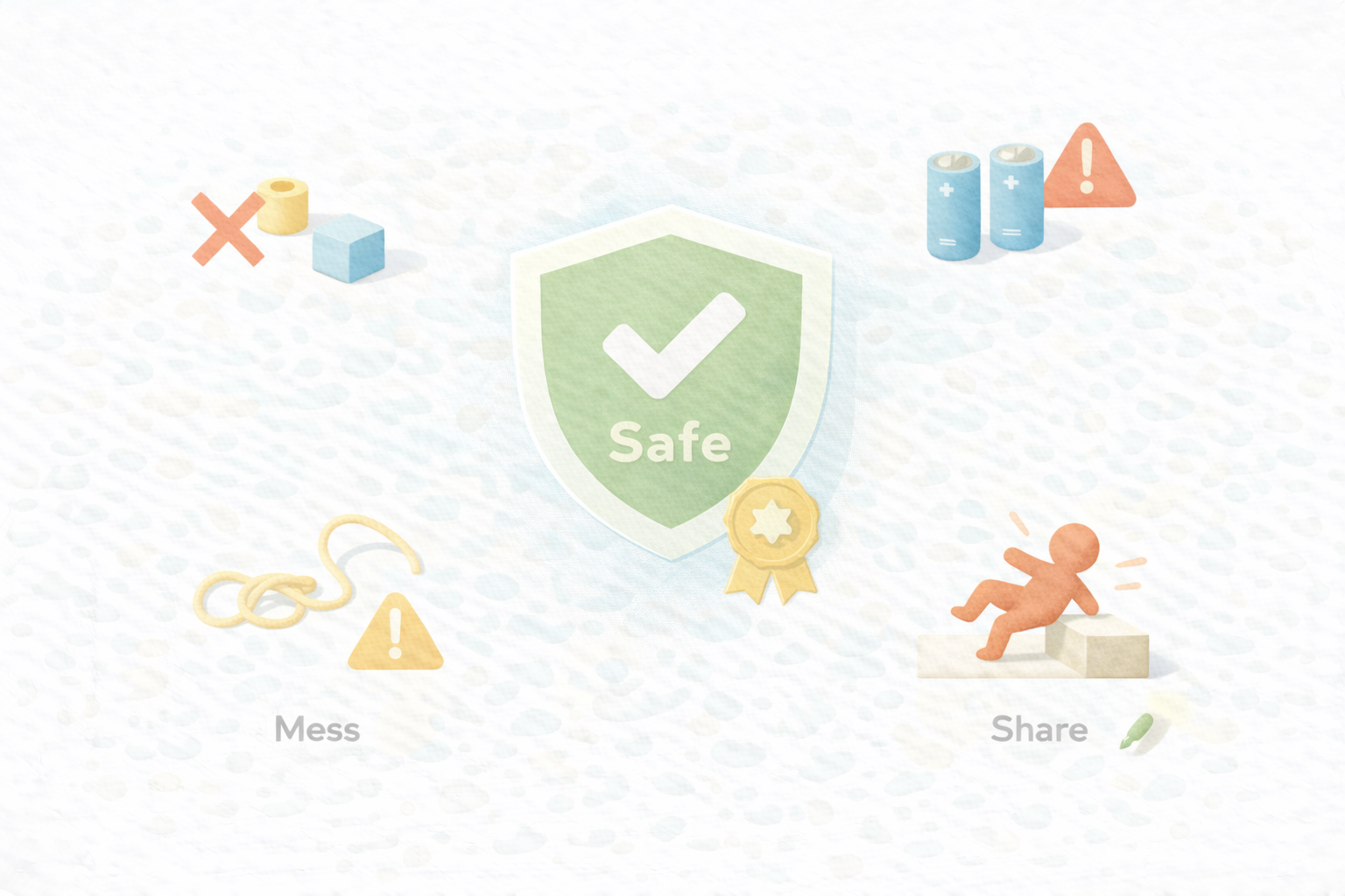 2歳 玩具安全チェック