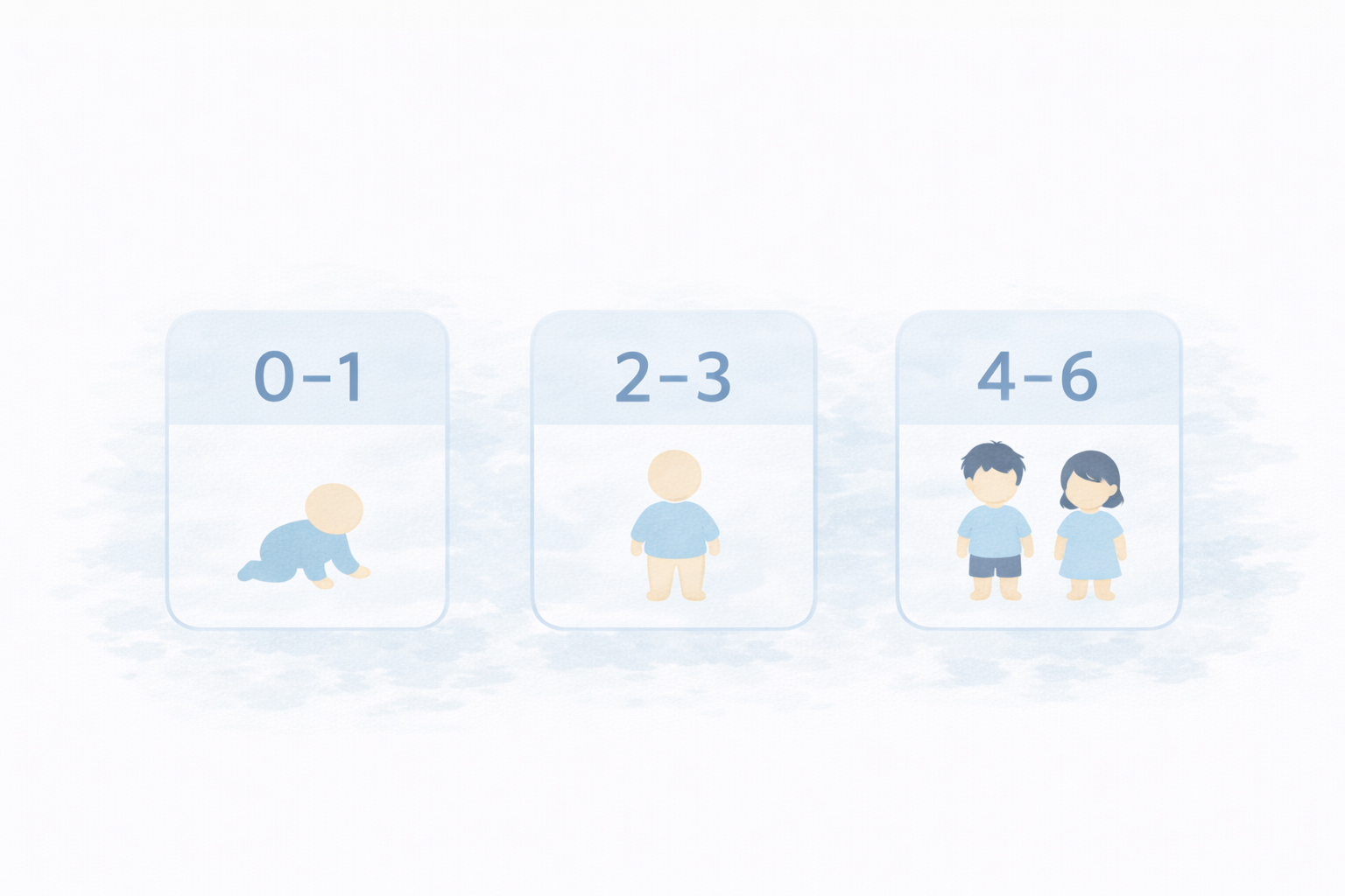 年齢別の出し方コツ 0歳 1歳 2歳 3歳 4歳 5歳 6歳