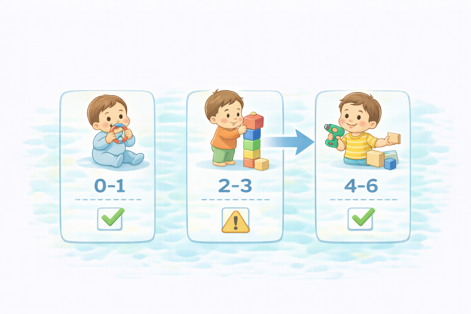 木のおもちゃ 年齢別 いつ買うか